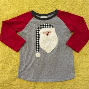 Mudpie Santa Shirt 4t/5t